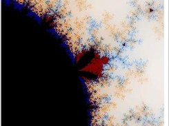 Zoomed in on the cubic locus for a = 0 + 0.5i