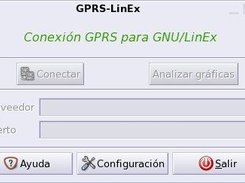 Ventana inicial de Gnome-GPRS