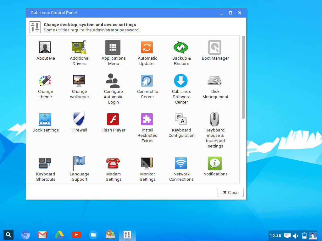 Панель управления linux. Панель управления линукс. Панель управления убунту. Астра linux 1. 10.