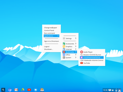 Desktop menu