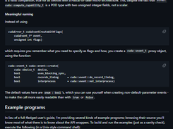 CUDA API Wrappers Screenshot 1