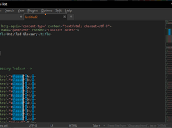 Dark theme, mini-map