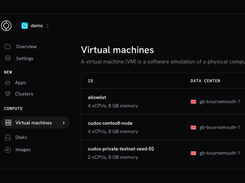 CUDO Compute Screenshot 1