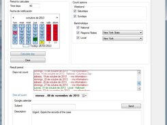 Dies ad quem in New York