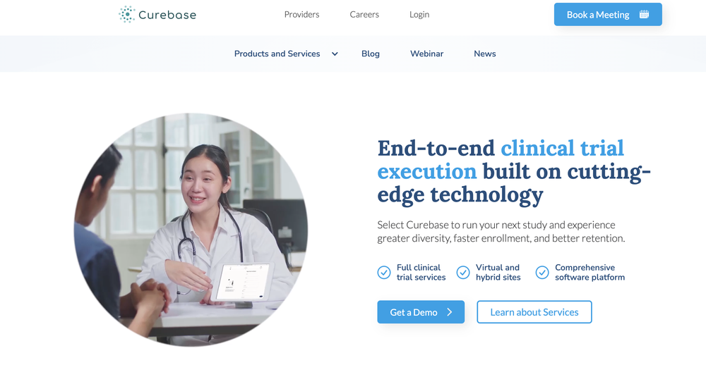 Curebase Screenshot 1