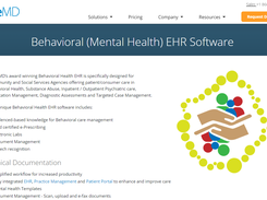 CureMD Mental Health EHR Screenshot 1