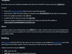 Curriculum Vitae Screenshot 1