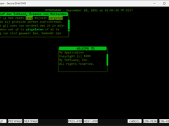 Cursel with color in Chrome SSH HTerm