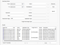 Central audit log