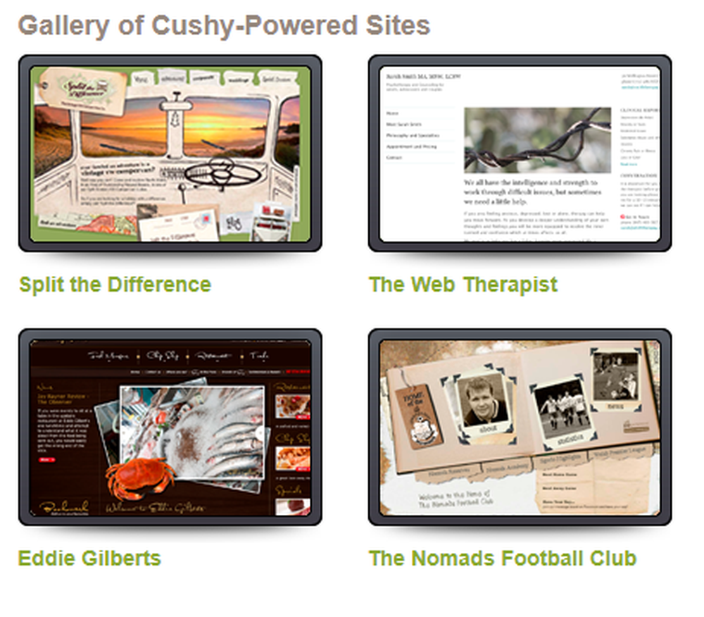 CushyCMS Screenshot 1