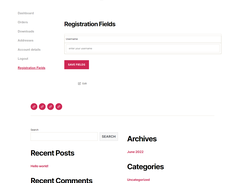Custom Fields Account  Woocommerce Screenshot 4