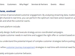 Pega Customer Engagement Platform Screenshot 1