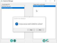 Delete customer