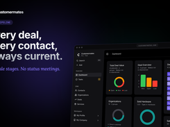 Live dashboard: every deal and contact, always current