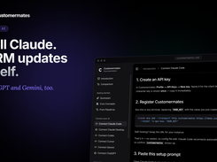 Native AI: tell Claude, the CRM updates itself