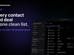 List view: every contact and deal in one clean list