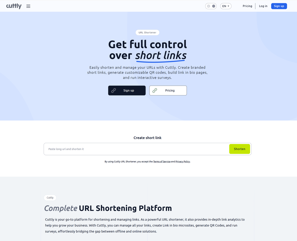 Cuttly - URL Shortener