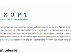 CVXOPT Screenshot 1