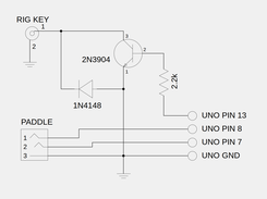 Arduino interface (from memory - use with scrutiny)