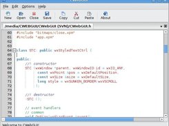 A development version running on Linux (in GNOME)