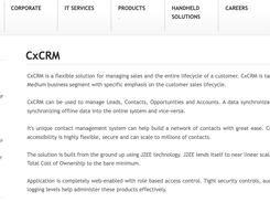 CxCRM Screenshot 1