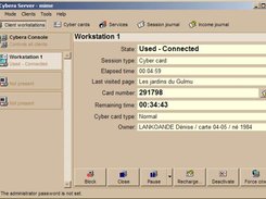 Cybera Server - Client Workstation view