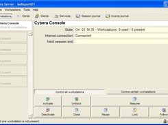 Cybera Server - Client Workstation Console