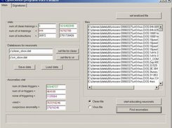 Cyberdemon analyzer of file's trace