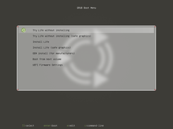 Boot menu