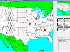 A shot of the full map at a moderate zoom level