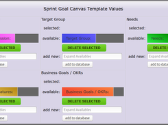 Sprint-Goal Values Management