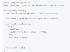 Cycle.js Screenshot 2