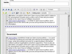 Article editing