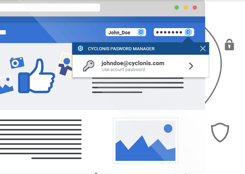 Cyclonis Password Manager Screenshot 1