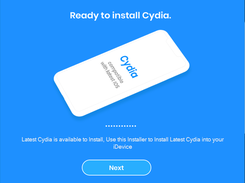 Welcome Screen Cydia Cloud for Windows