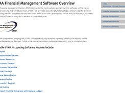 CYMA Financial Management Screenshot 1