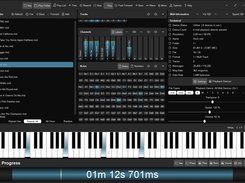 Cynthia playing through her sample midi music