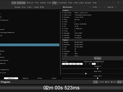 Cynthia in her traditional view - Navigation, Information and Settings panels visible