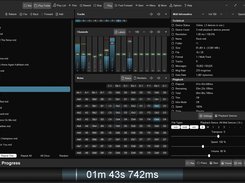 Easily adjust channel volumes on-the-fly with the integrated mixer - hover over/tap the Channels panel to show/edit