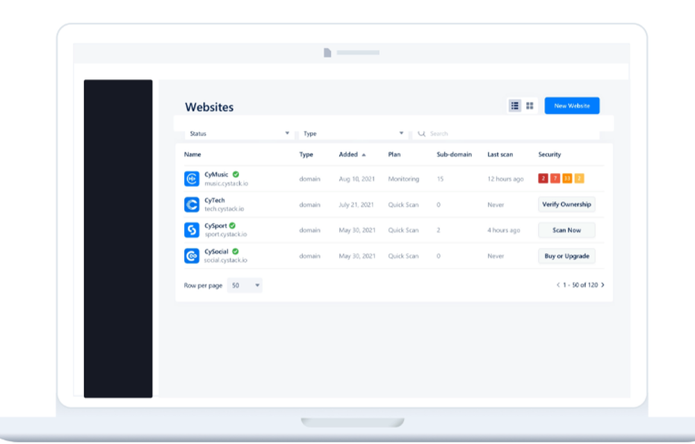 CyStack Platform Screenshot 1