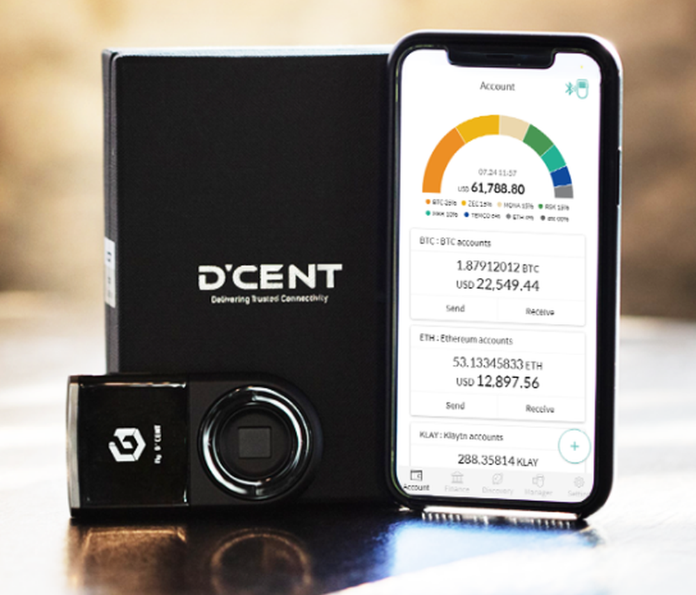 D'CENT Wallet Screenshot 1