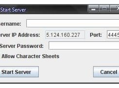 D20 Chat - Start Server