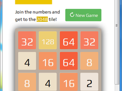 2048 Game window
