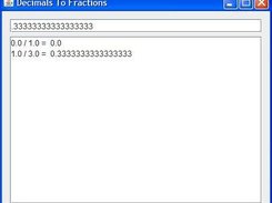 Decimals To Fractions