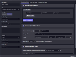 Configuring an automated response for cybersecurity threats with severity classification and incident escalation in Smart SOAR