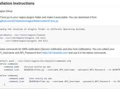 Nagios D7SMS Setup