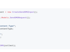 D7 SMS - Dot NET SDK - Usage