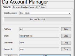 Da Account Manager Screenshot 1
