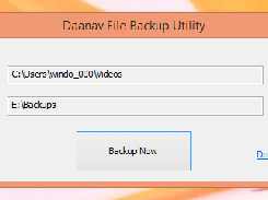 Daanav Free File Backup Software