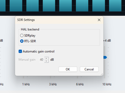 SDR settings